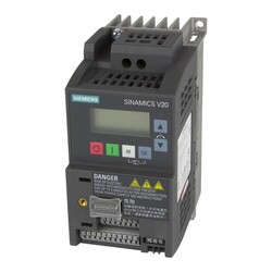 SINAMICS V20 1AC 200-240V Puissance Nominale 0,75KW / 1HP Siemens 6SL321 0-5BB17 -5UV1 - Thumbnail