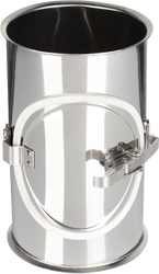 Depart - Tuyau de Contrôle Avec Couvercle Ø105 mm - Bordé - Inox 1 mm